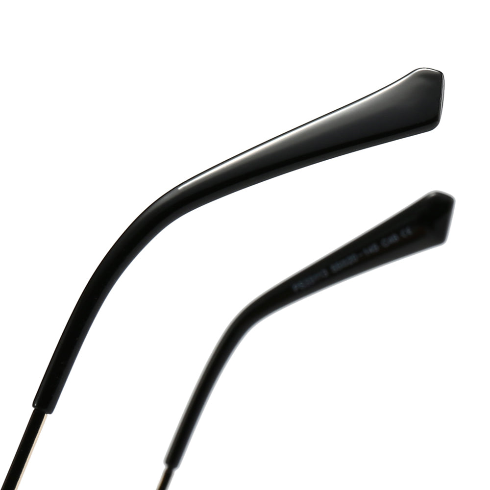 Dollger Semi-Rimless Oval Black Frame Sunglasses for Unisex – product image 14