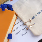 Asymmetric Logo Earrings