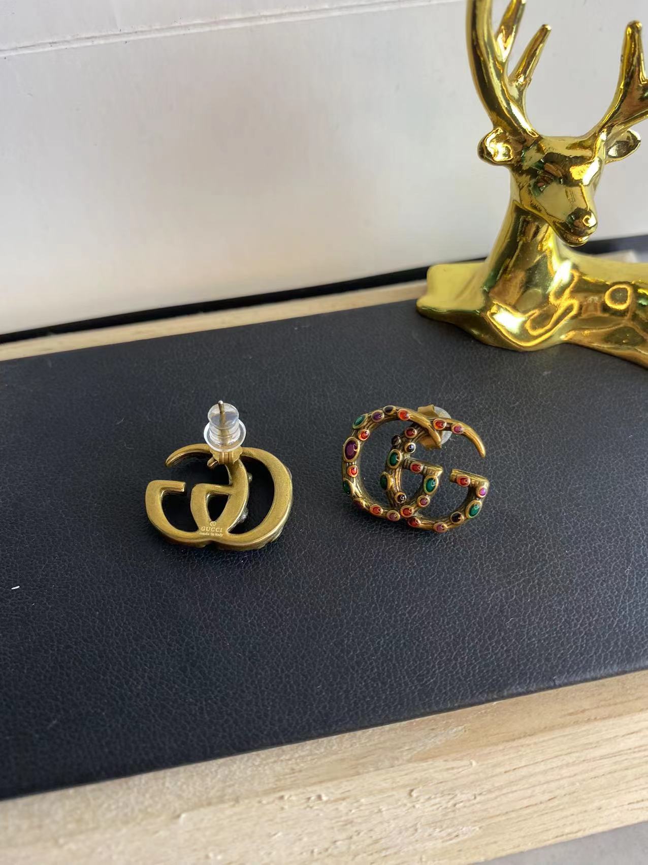 Vintage Colored Diamond Earrings