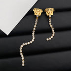Fashion Crystal Long Chain Earrings