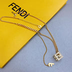 Fendi Double Chain Necklace – Luxury Designer Jewelry – product image 2