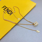 Fendi Double Chain Necklace – Luxury Designer Jewelry – product image 5