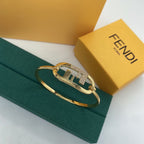 Fendi F Letter Circle Bracelet – Luxury Jewelry – product image 1