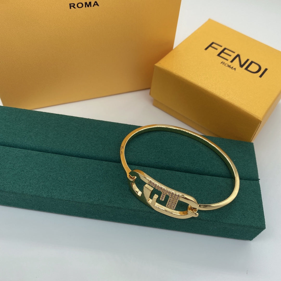 Fendi F Letter Circle Bracelet – Luxury Jewelry – product image 6
