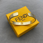 Fendi F Letter Crystal Cutout Bracelet – Luxury Jewelry – product image 10