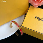 Fendi F Letter Crystal Cutout Bracelet – Luxury Jewelry – product image 12