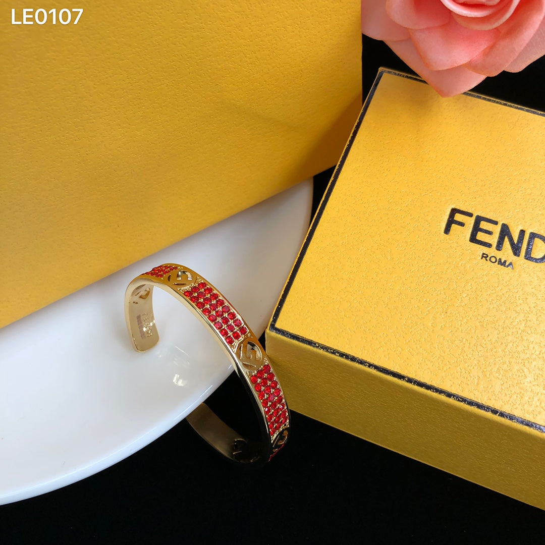Fendi F Letter Crystal Cutout Bracelet – Luxury Jewelry – product image 12