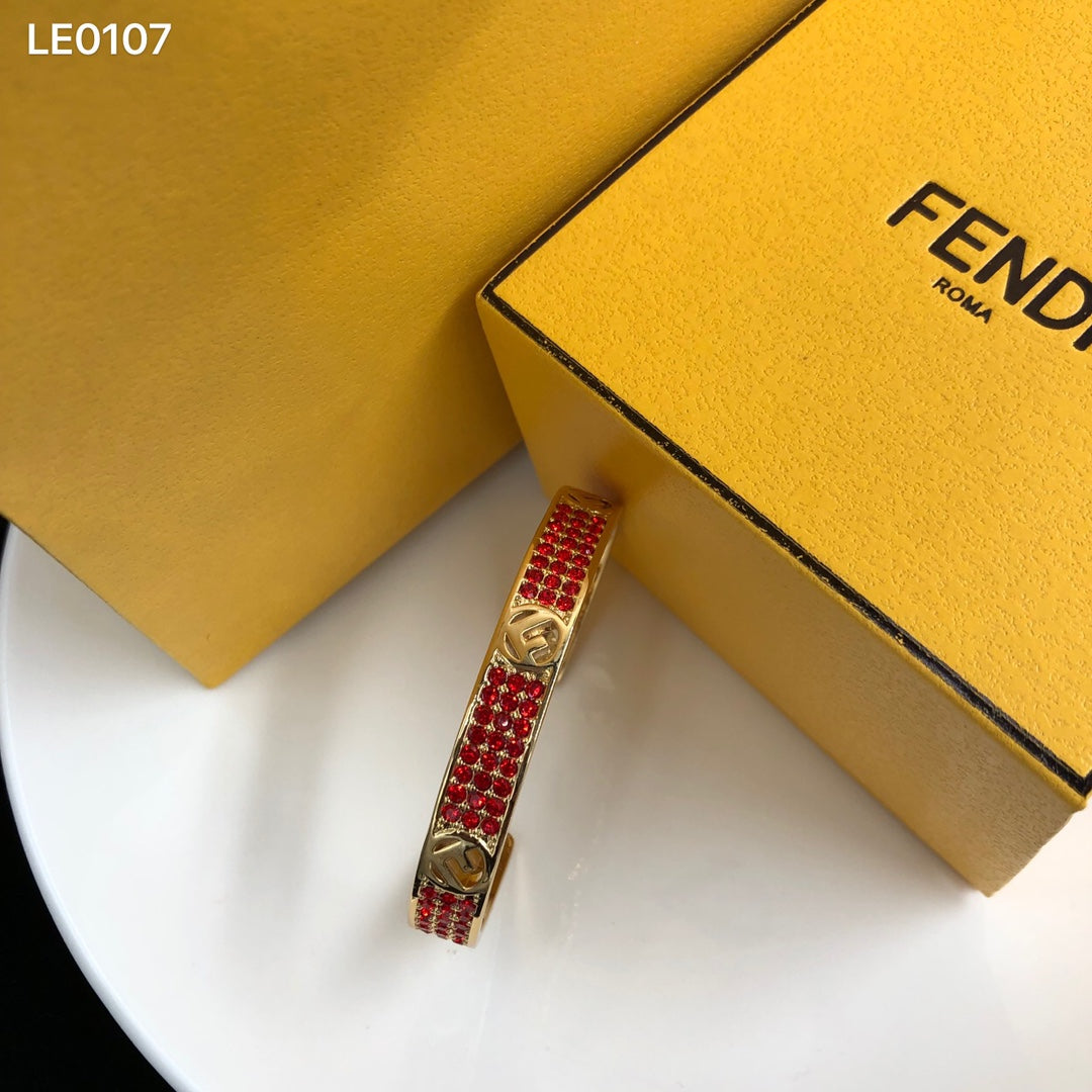 Fendi F Letter Crystal Cutout Bracelet – Luxury Jewelry – product image 13