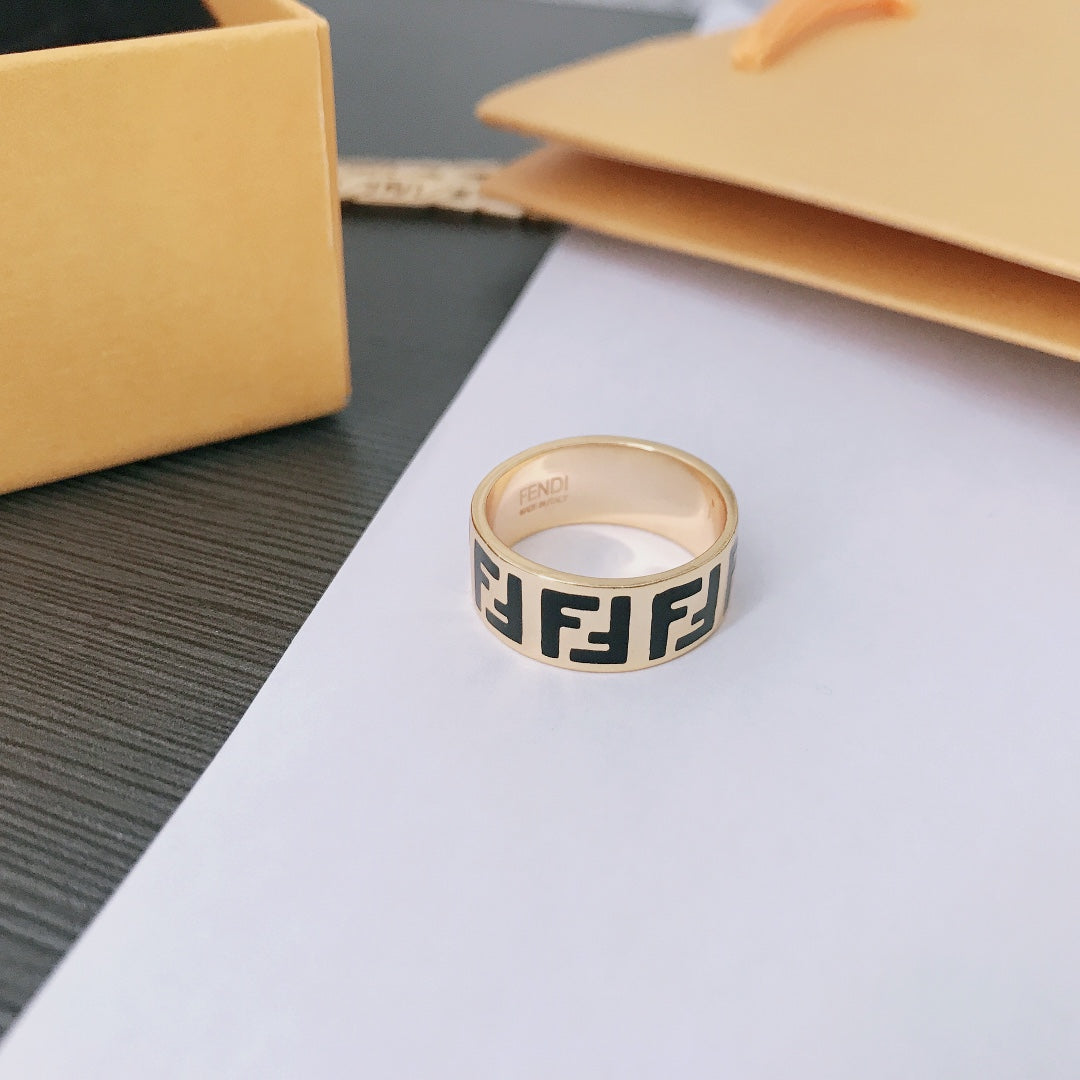 Fendi F Letter Ring – Luxury Designer Jewelry – product image 4