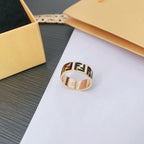 Fendi F Letter Ring – Luxury Designer Jewelry – product image 5