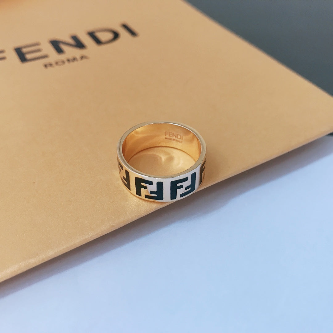 Fendi F Letter Ring – Luxury Designer Jewelry – product image 6