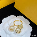 Fendi F Letter Ring – Luxury Designer Jewelry – product image 1