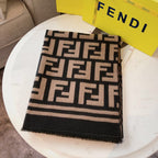 Fendi FF Reversible Cashmere Scarf Shawl for Women – product image 2