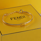 Fendi Gold-Tone Baguette Bracelet – Luxury Jewelry – product image 1