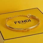 Fendi Gold-Tone Baguette Bracelet – Luxury Jewelry – product image 2