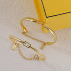 Fendi Gold-Tone Baguette Bracelet – Luxury Jewelry – product image 5