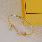 Fendi Gold-Tone Baguette Bracelet – Luxury Jewelry – product image 7