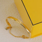 Fendi Gold-Tone Baguette Bracelet – Luxury Jewelry – product image 8