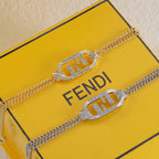 Fendi Interlocking F Crystal Bracelet – Luxury Jewelry – product image 7