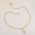 Fendi Interlocking F Crystal Necklace – Luxury Designer Jewelry – product image 3