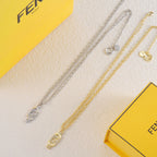 Fendi Interlocking F Crystal Necklace – Luxury Designer Jewelry – product image 7