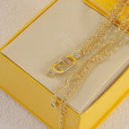 Fendi Interlocking F Crystal Necklace – Luxury Designer Jewelry – product image 10