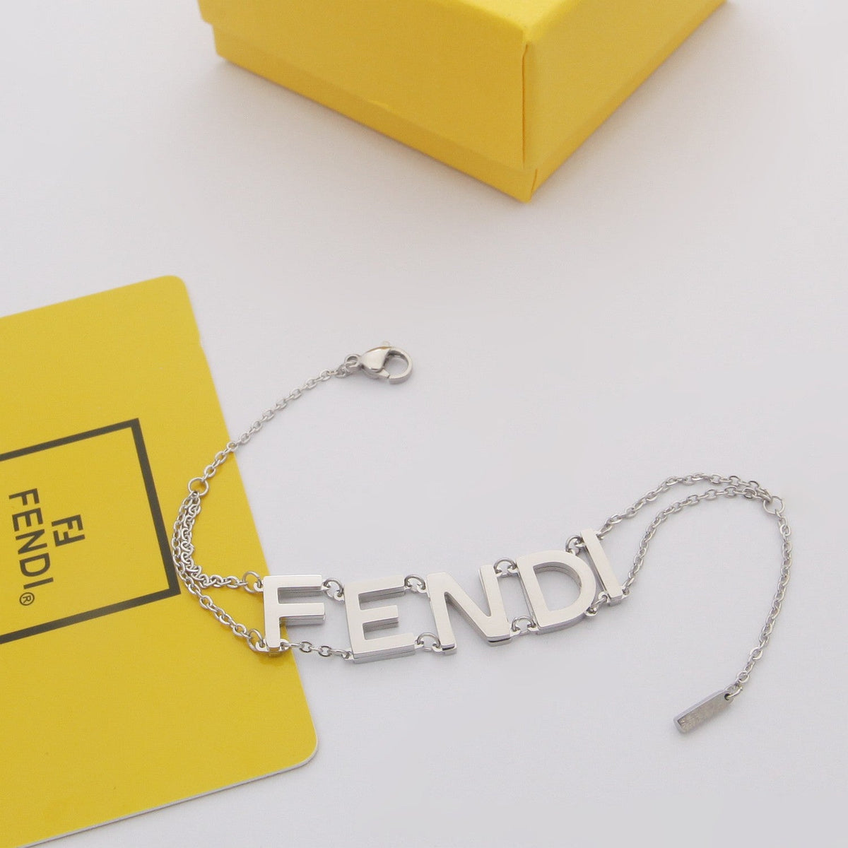 Fendi Logo Letter Bracelet – Luxury Jewelry – product image 8