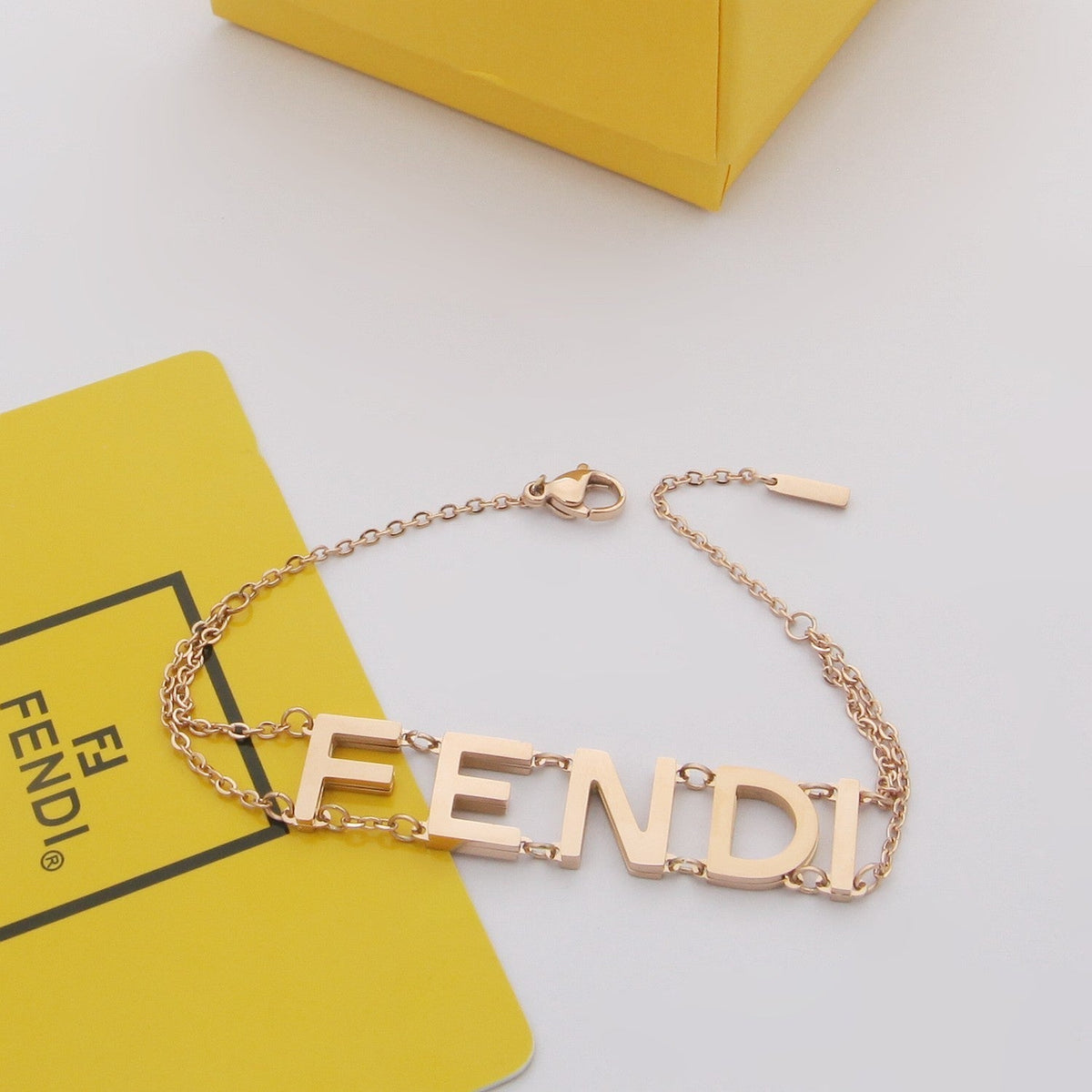 Fendi Logo Letter Bracelet – Luxury Jewelry – product image 9