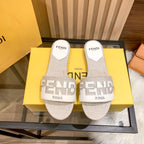 Fendi Monogrammed Classic Flat Slippers – slippers product image 2