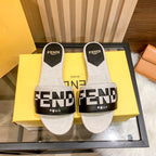 Fendi Monogrammed Classic Flat Slippers – slippers product image 3