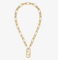 Fendi Oval Lock Necklace – Luxury Designer Jewelry – product image 1