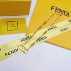 Fendi Oval Lock Necklace – Luxury Designer Jewelry – product image 3