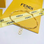 Fendi Oval Lock Necklace – Luxury Designer Jewelry – product image 5