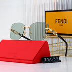 Fendi Oversized Metal Interlocking FF Polarized Sunglasses for Unisex – product image 5
