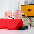 Fendi Oversized Metal Interlocking FF Polarized Sunglasses for Unisex – product image 6