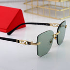 Fendi Oversized Metal Interlocking FF Polarized Sunglasses for Unisex – product image 9