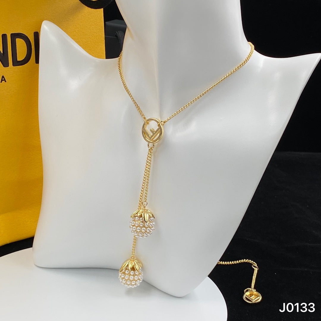 Fendi Pearl Fruit Necklace – Luxury Designer Jewelry – product image 1