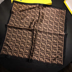 Fendi Premium Woven F Square Scarf for Women – product image 2