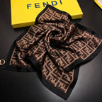 Fendi Premium Woven F Square Scarf for Women – product image 3