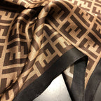 Fendi Premium Woven F Square Scarf for Women – product image 4
