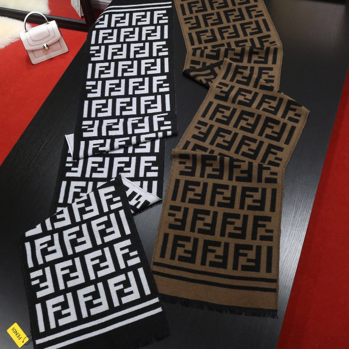 Fendi Premium Woven Unisex FF Monogram Double-sided Scarf – product image 8
