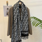 Fendi Premium Woven Vintage F Embossed Scarf for Women – product image 12
