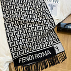 Fendi Premium Woven Vintage F Embossed Scarf for Women – product image 2