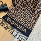 Fendi Premium Woven Vintage F Embossed Scarf for Women – product image 4