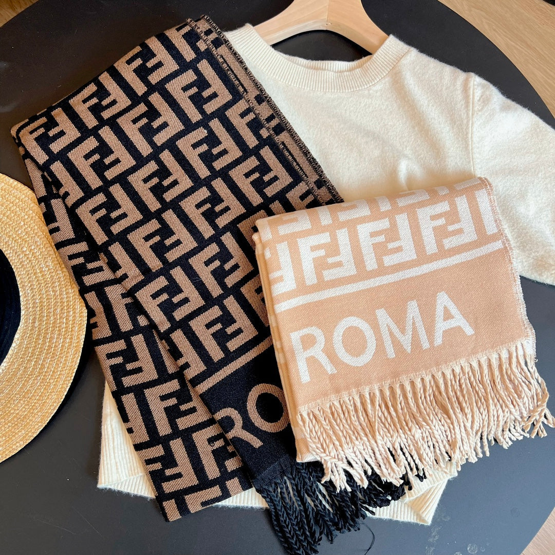 Fendi Premium Woven Vintage F Embossed Scarf for Women – product image 8