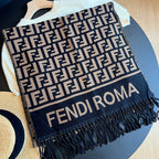 Fendi Premium Woven Vintage F Embossed Scarf for Women – product image 9