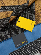 Fendi Retro Pattern Square Silk Scarf for Women – product image 11