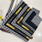 Fendi Twill Silk Chain Element Square Scarf for Women – product image 10