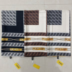 Fendi Twill Silk Chain Element Square Scarf for Women – product image 11