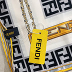 Fendi Twill Silk Chain Element Square Scarf for Women – product image 16